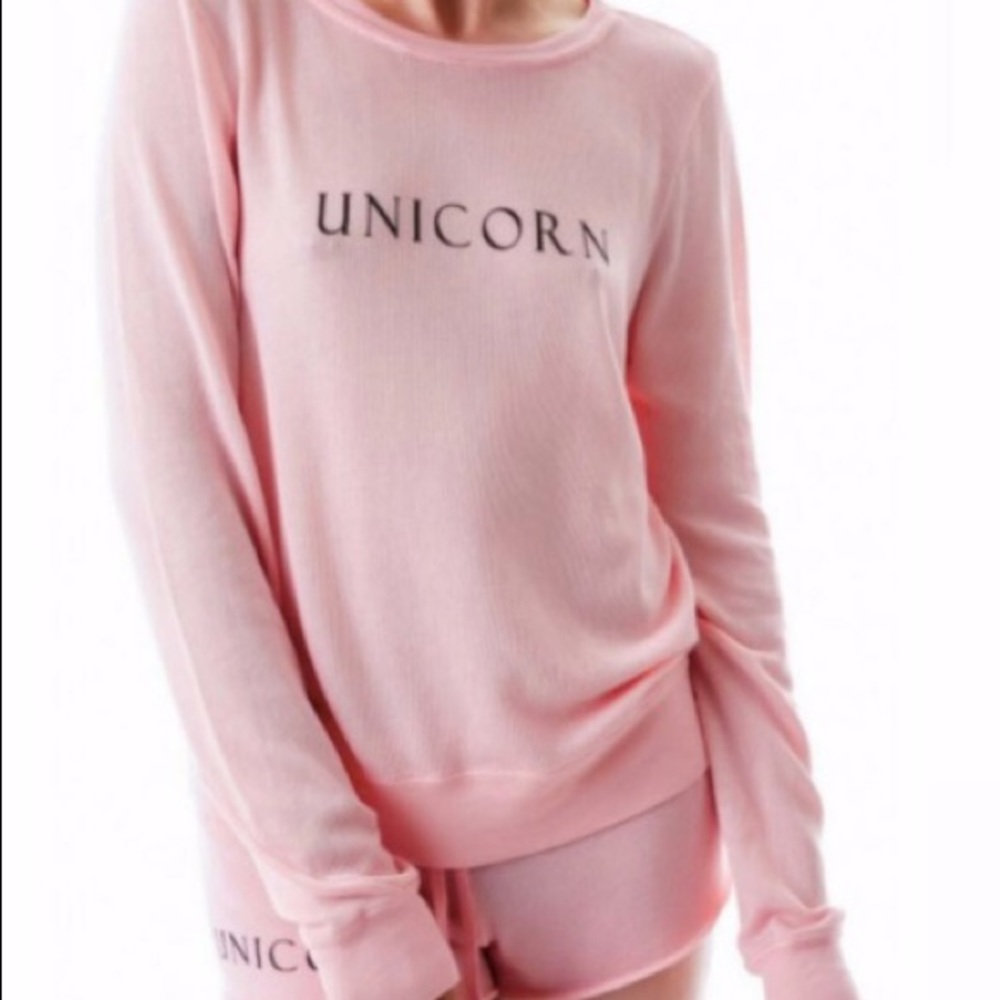 Wild Fox “unicorn” pink long sleeve